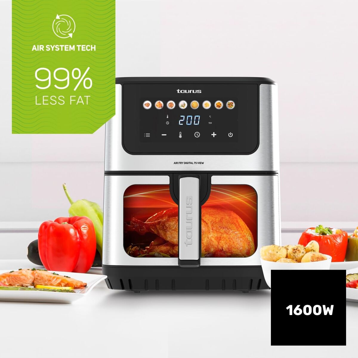 Friteuse à Air Taurus 973999000 Noir