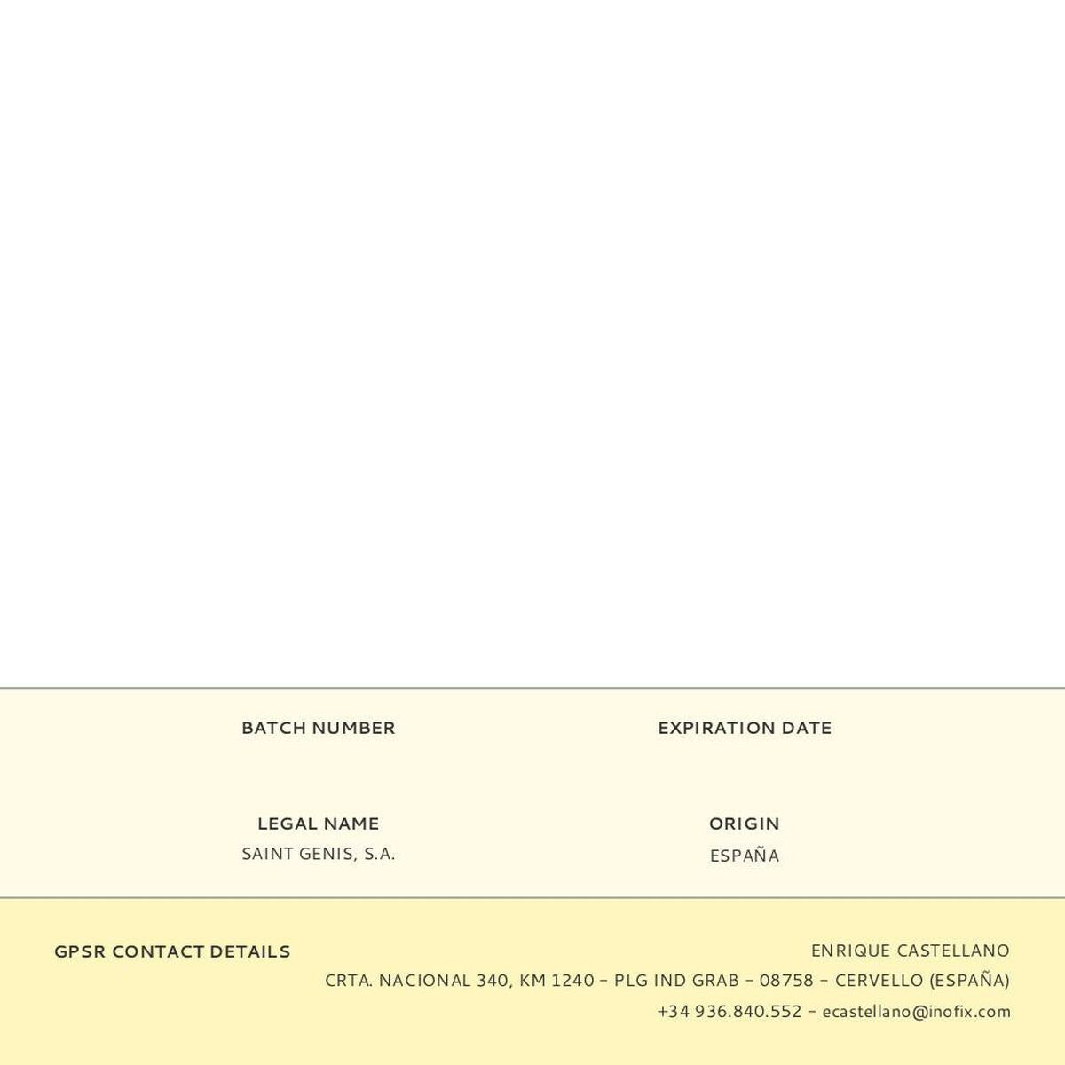 Attache de câbles Inofix Adhésif Trombone Transparent