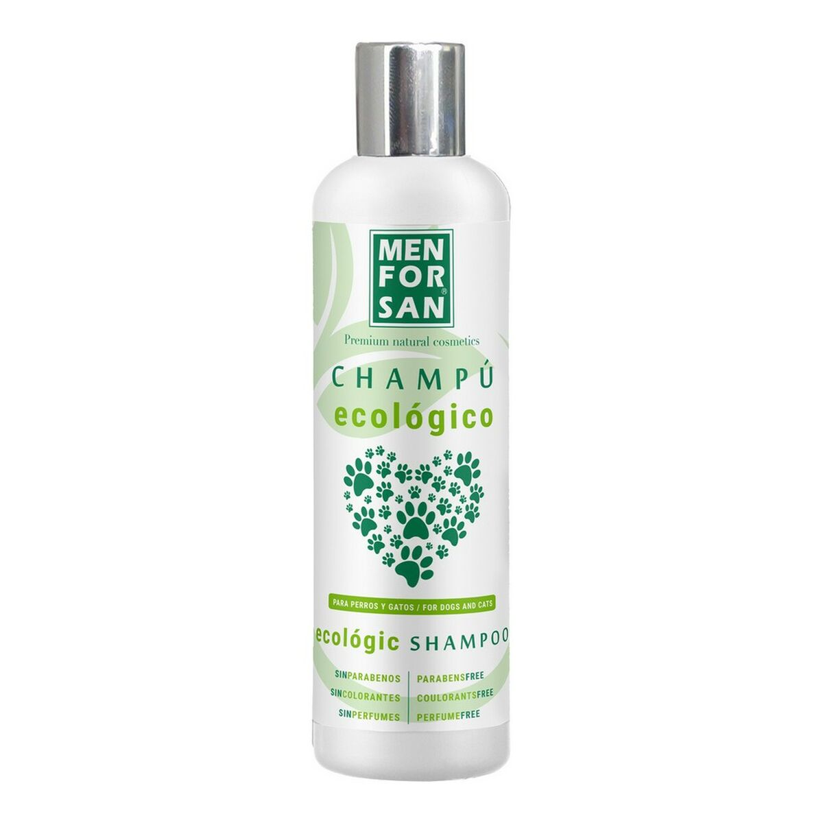 Shampoing pour animaux de compagnie Menforsan Sans parfum 300 ml Écologique Concentré Chat Chien