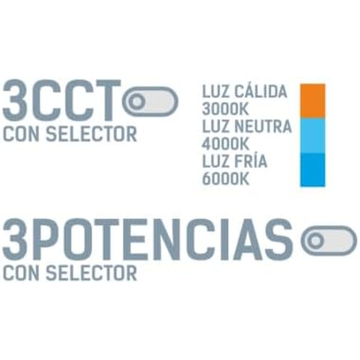 Lampe LED Silver Electronics DOWNLIGHT MULTI Blanc