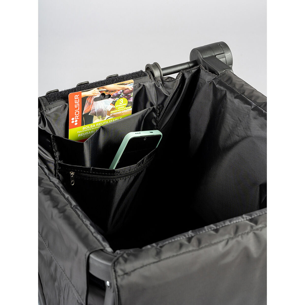 Panier à Courses Rolser basket mf 4b Noir 50 L