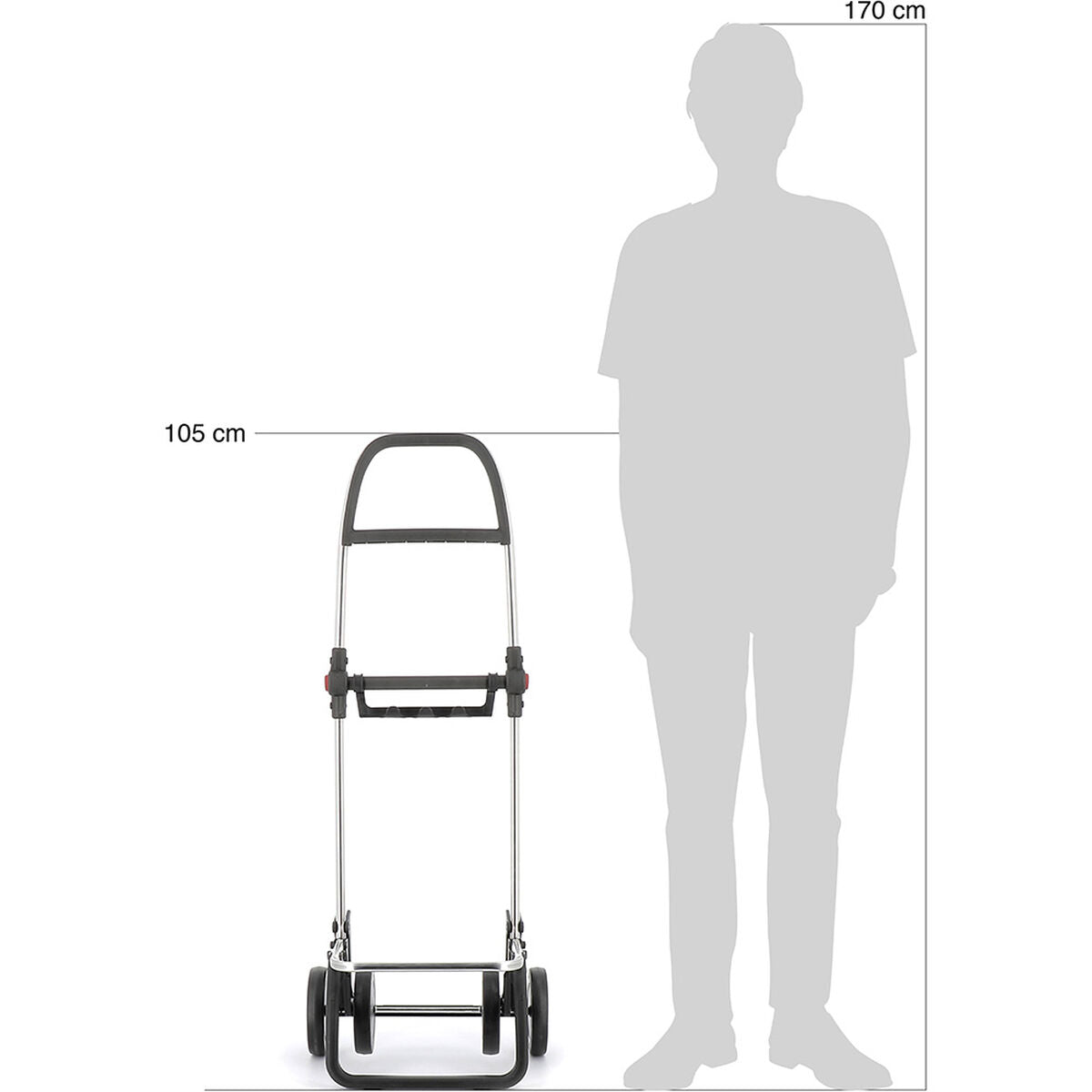 Panier à Courses Rolser i-max mf 4l Noir 43 L