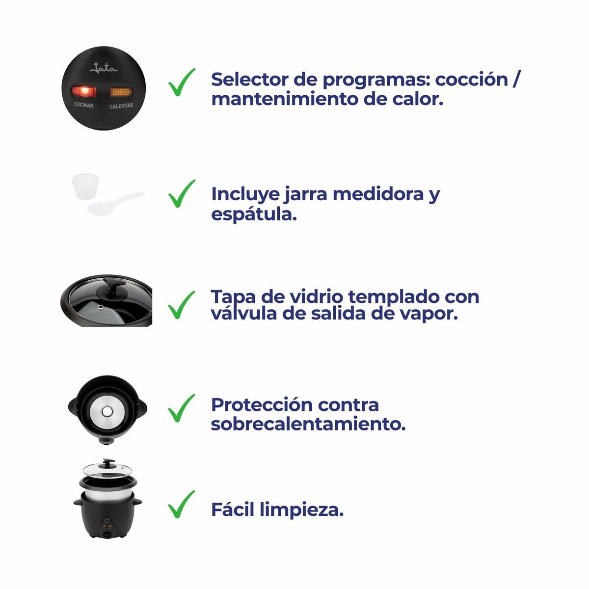 cuiseur à riz JATA JEAR2528 1000 W