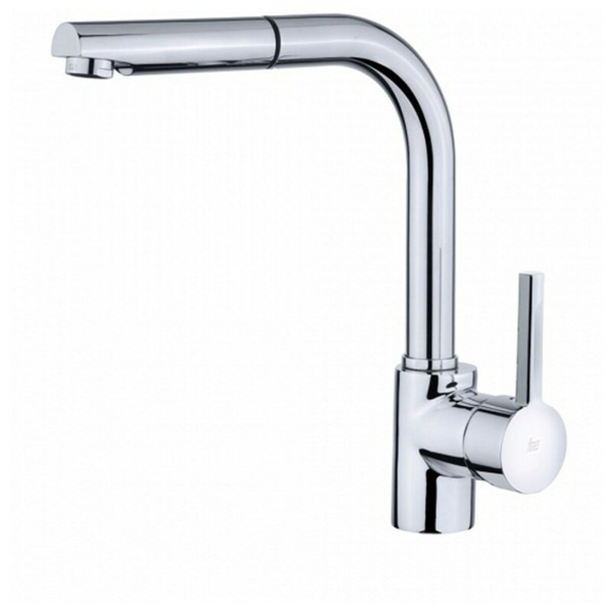 Robinet Teka ARK 938 Chrome Métal Céramique Acier inoxydable
