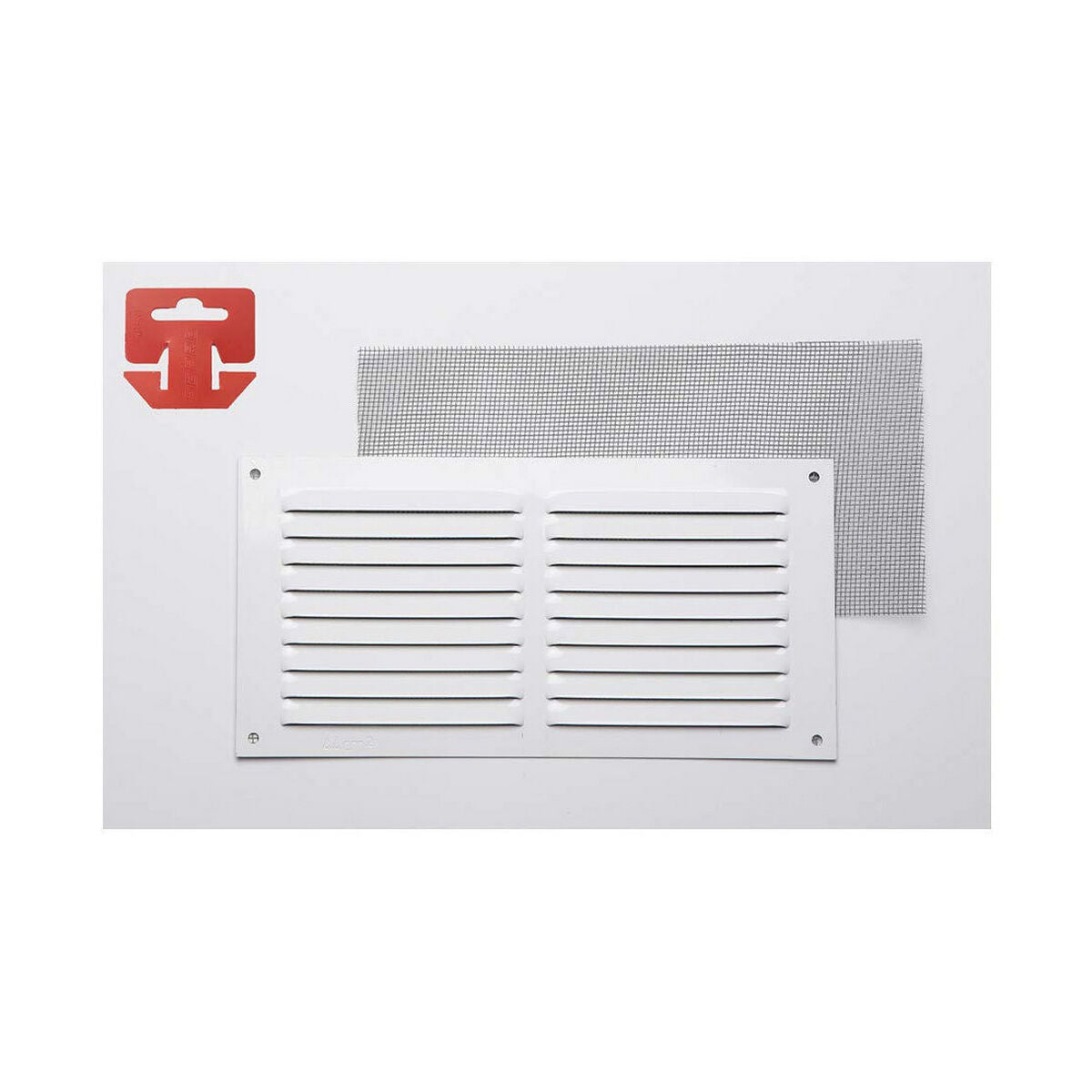 Grille de ventilation Fepre Blanc Moustiquaire