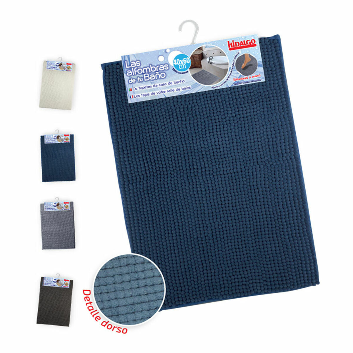 Tapis de bain Hidalgo Shaggy 40 x 60 cm