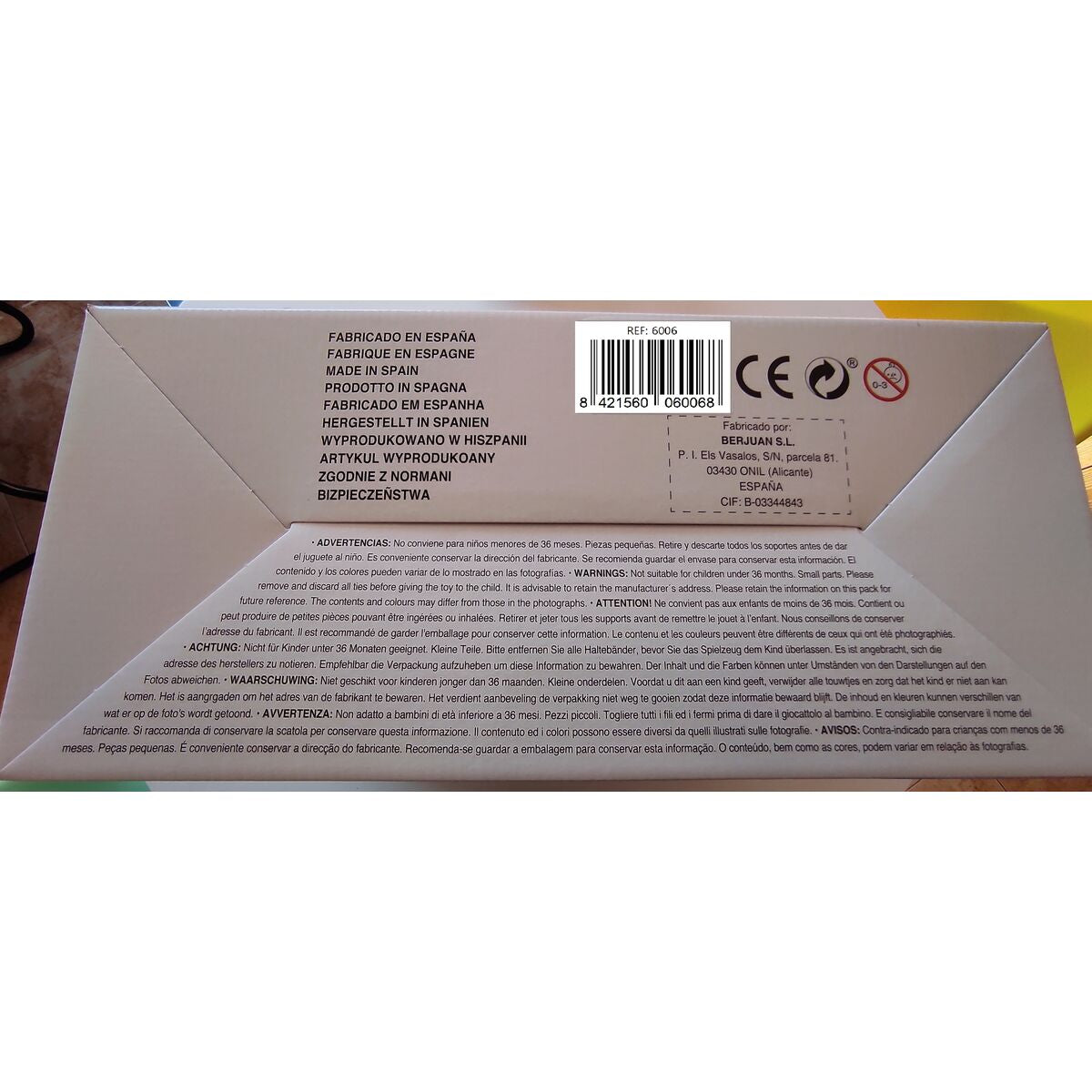 Bébé poupée Berjuan 6006-24 38 cm