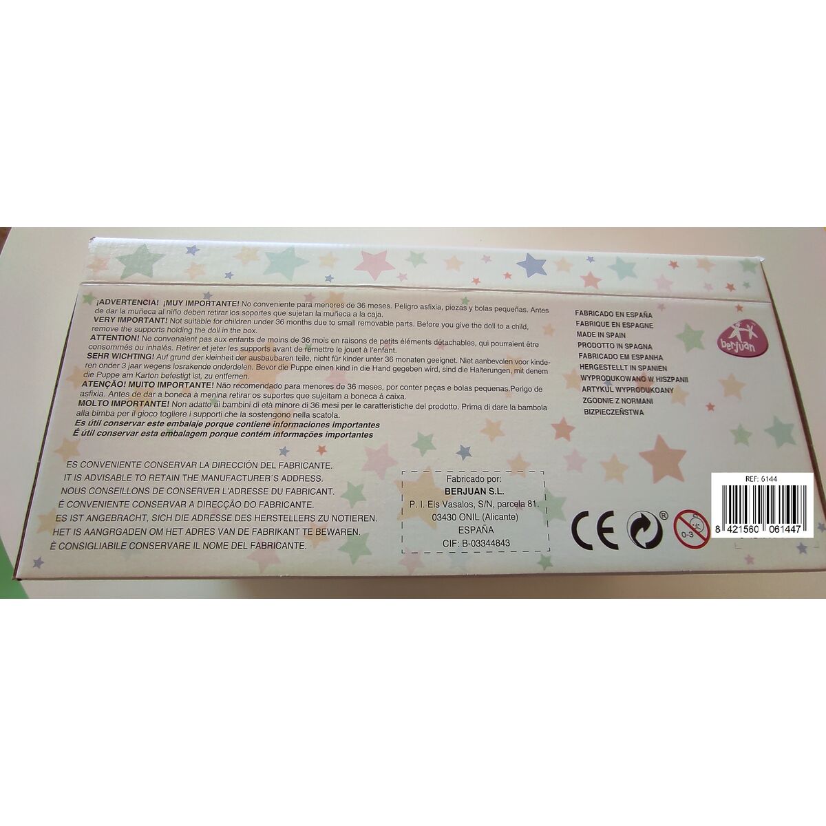 Poupon avec accessoires Berjuan (30 cm)