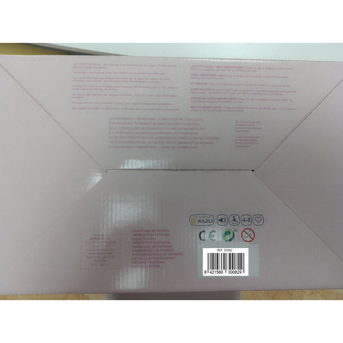 Poupée Bébé Berjuan 60 cm