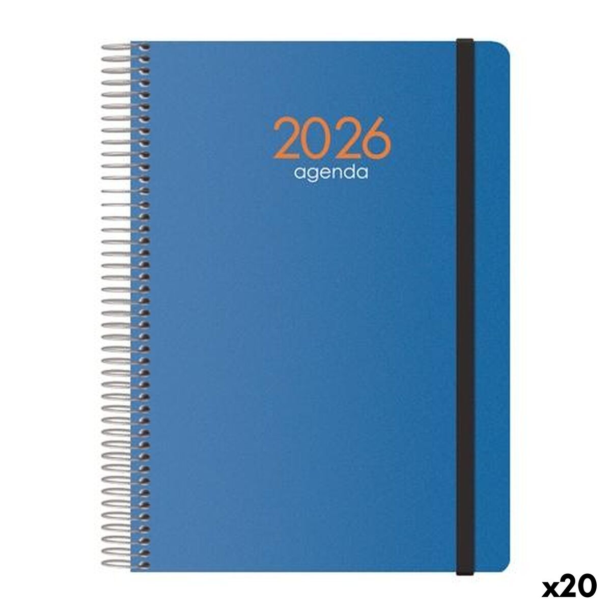 Agenda DOHE SYNCRO Bleu 1/4 15 x 21 cm 2026 (20 Unités)