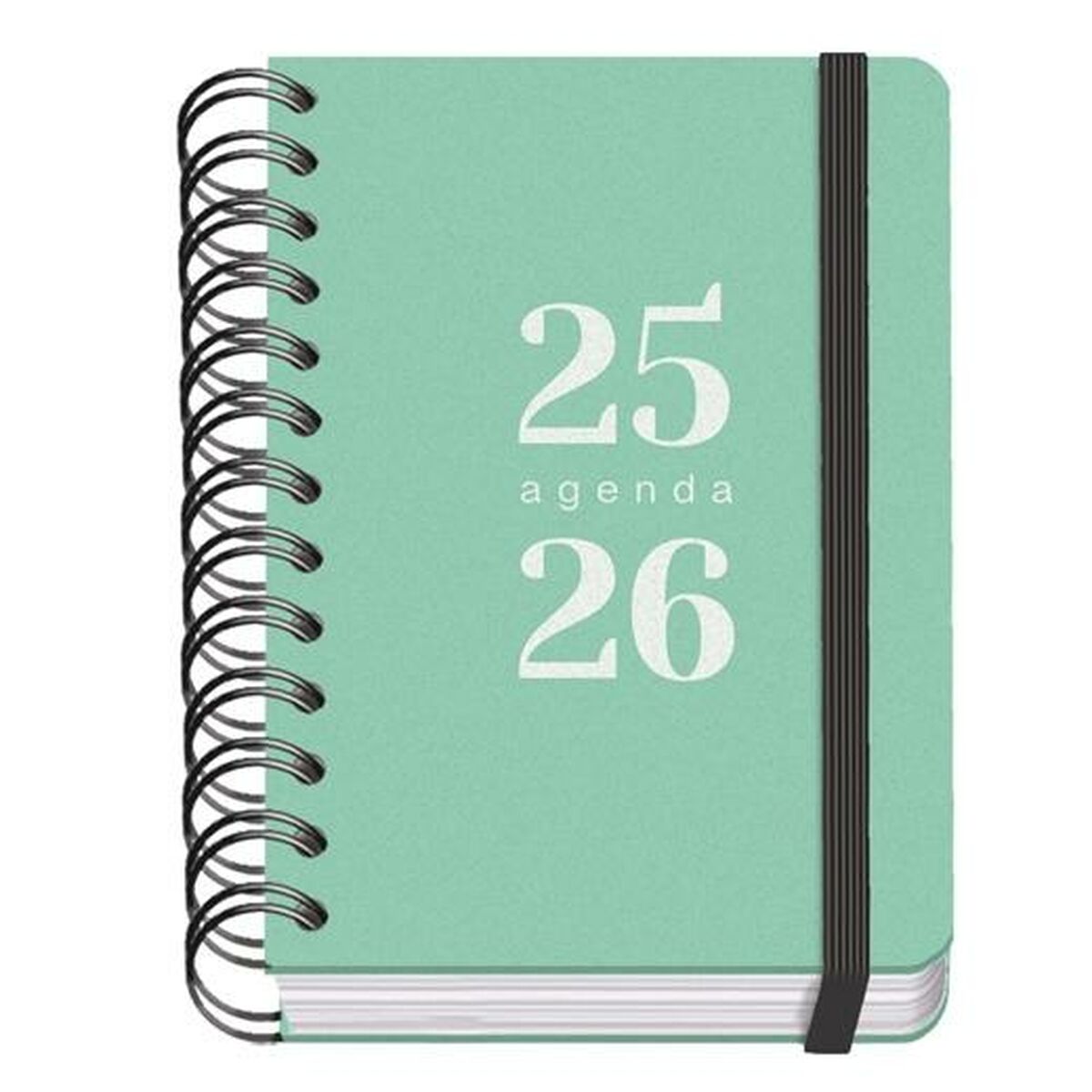 Agenda DOHE GRAMMAR Vert A6 120 x 170 mm 2025-2026 (20 Unités)