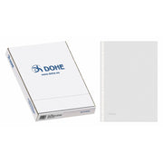 Housses DOHE Premium Cristal Transparent Feuille Perforées 100 Pièces (100 Unités)