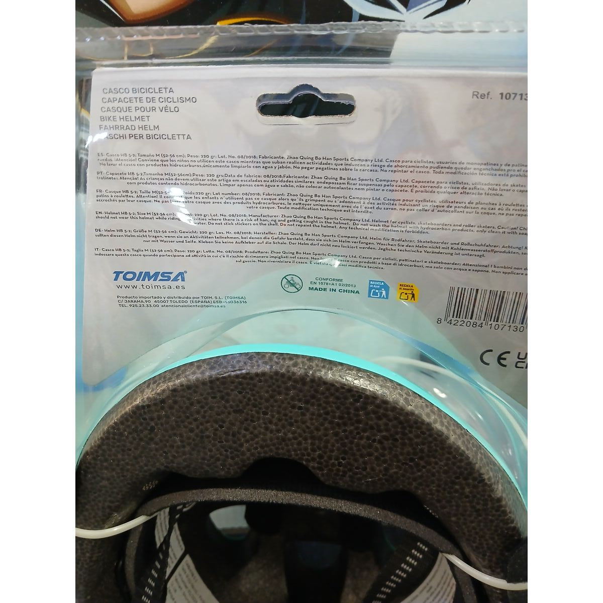 Casque de Cyclisme pour Enfants Toimsa Vert 52-56 cm