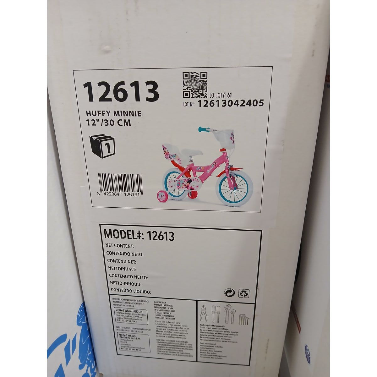 Vélo pour Enfants Minnie Mouse 12"