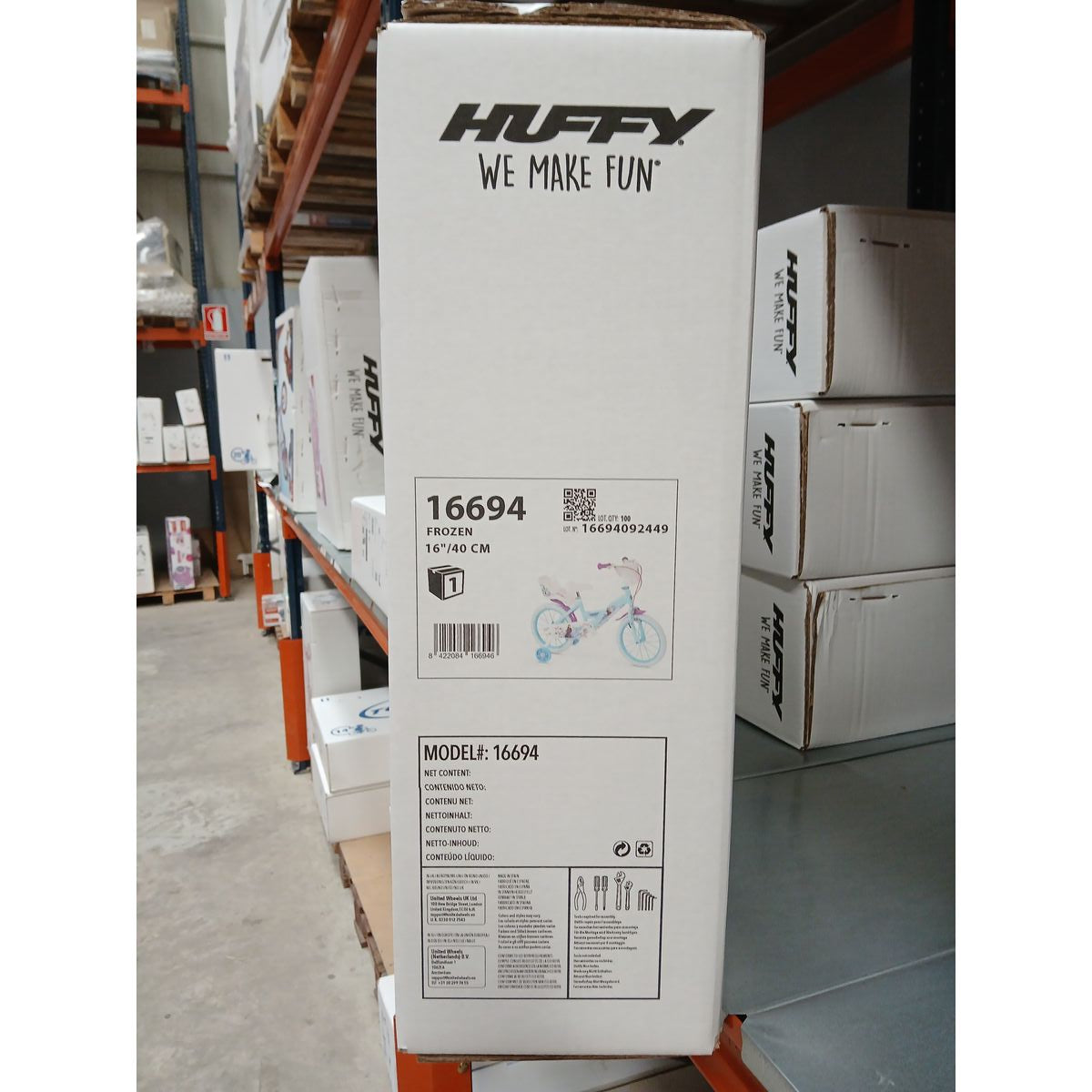 Vélo pour Enfants Frozen 16" Bleu