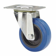Rueda Ruedas Alex Bleu Caoutchouc Poliamix 130 Kg rotative Ø 12,5 cm