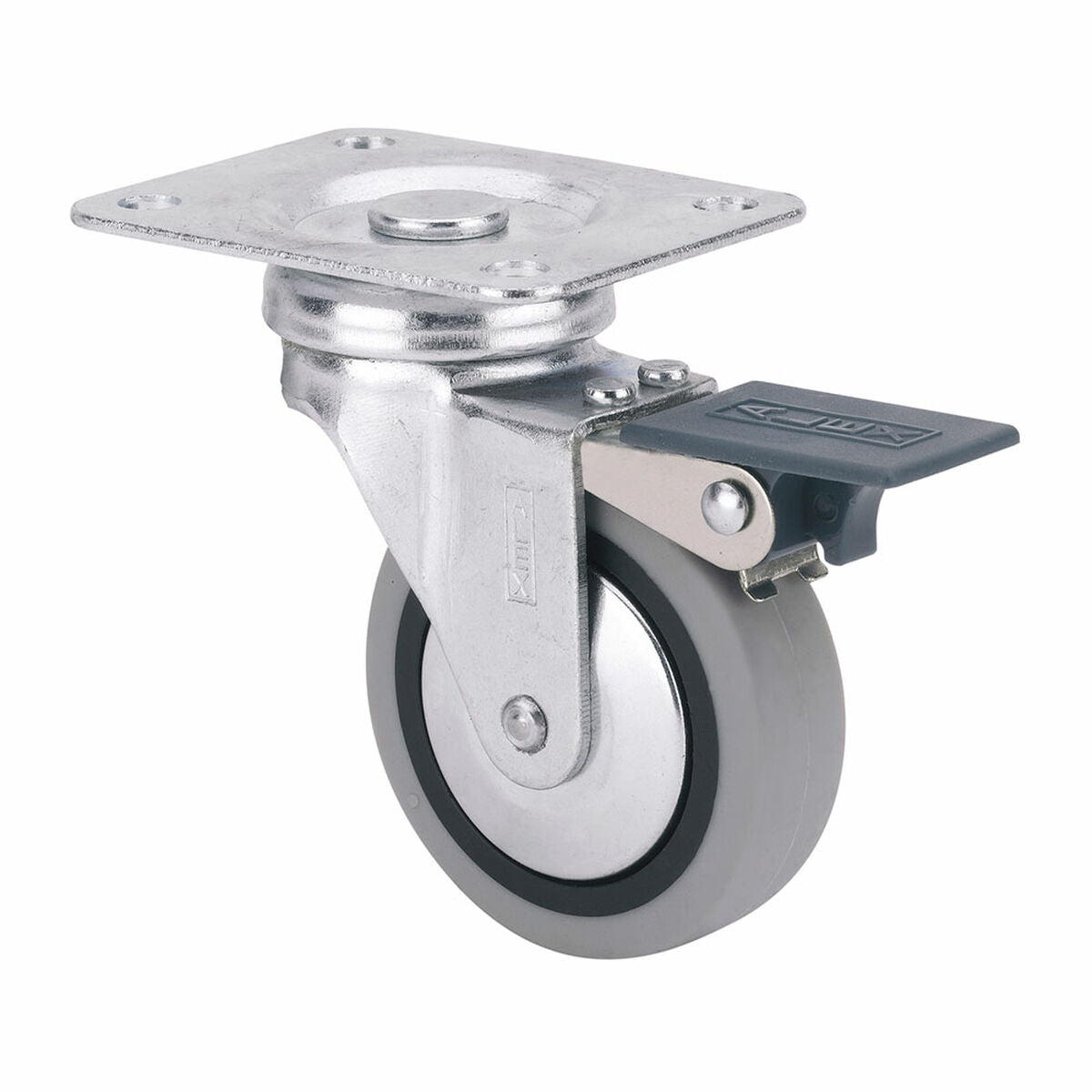 Rueda Ruedas Alex Gris Caoutchouc Poliamix Ø 4 cm 17 kg rotative