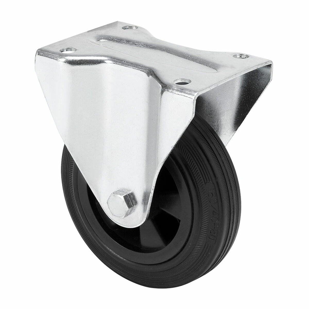 Rueda Ruedas Alex Noir Caoutchouc Poliamix Ø 8 cm 60 Kg