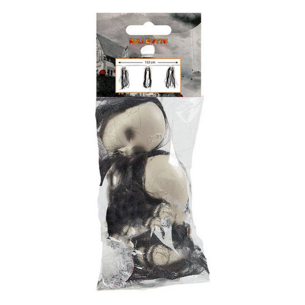 Décoration d'Halloween Halloween 153 cm Blanc