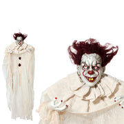Clown Maléfique Halloween Beige 130 x 96 x 14 cm (3 Unités)