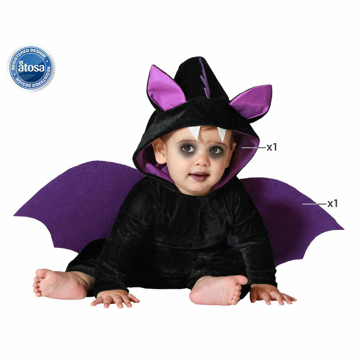 Déguisement pour Bébés Chauve-souris 24 Mois Halloween