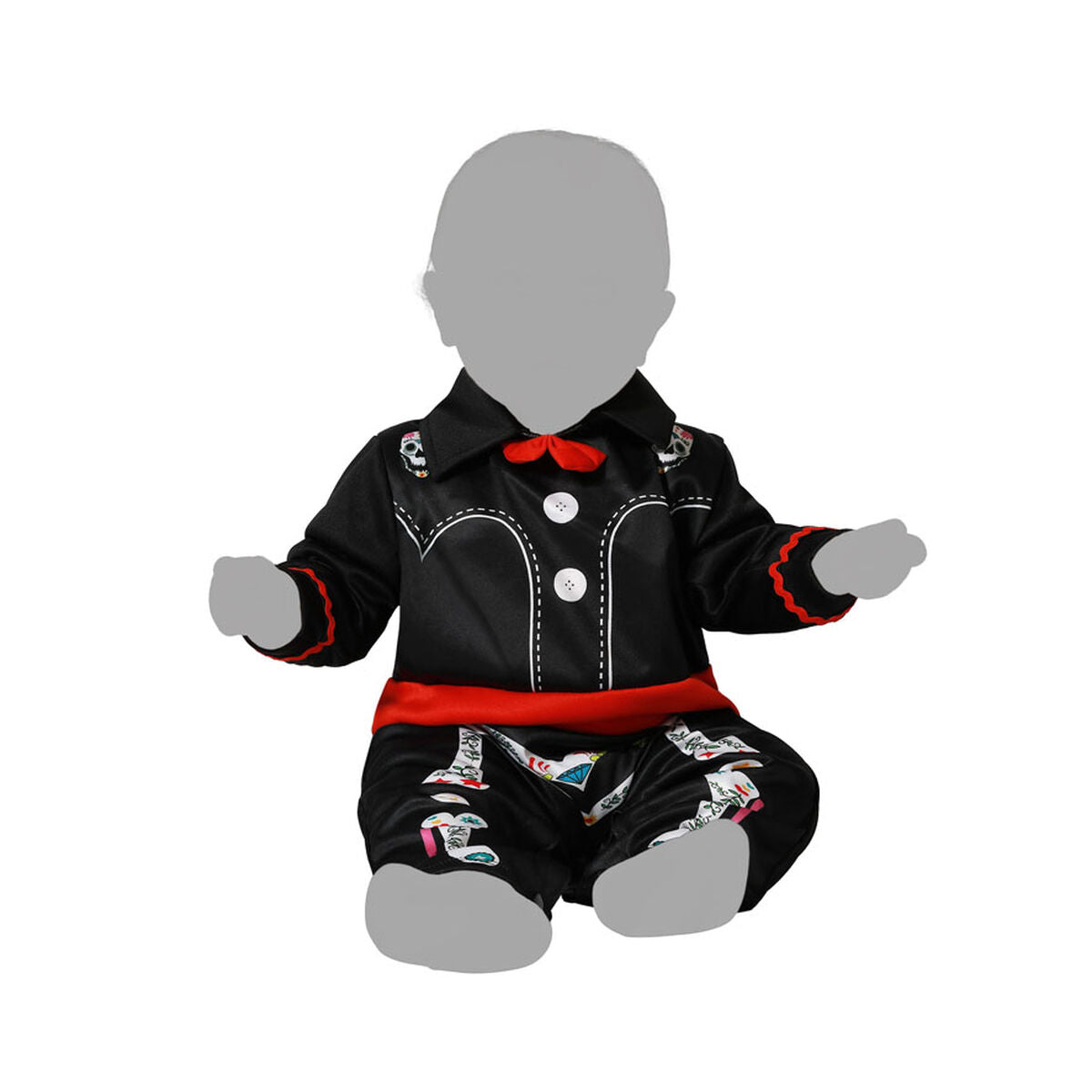 Déguisement pour Bébés Squelette 6-12 Mois