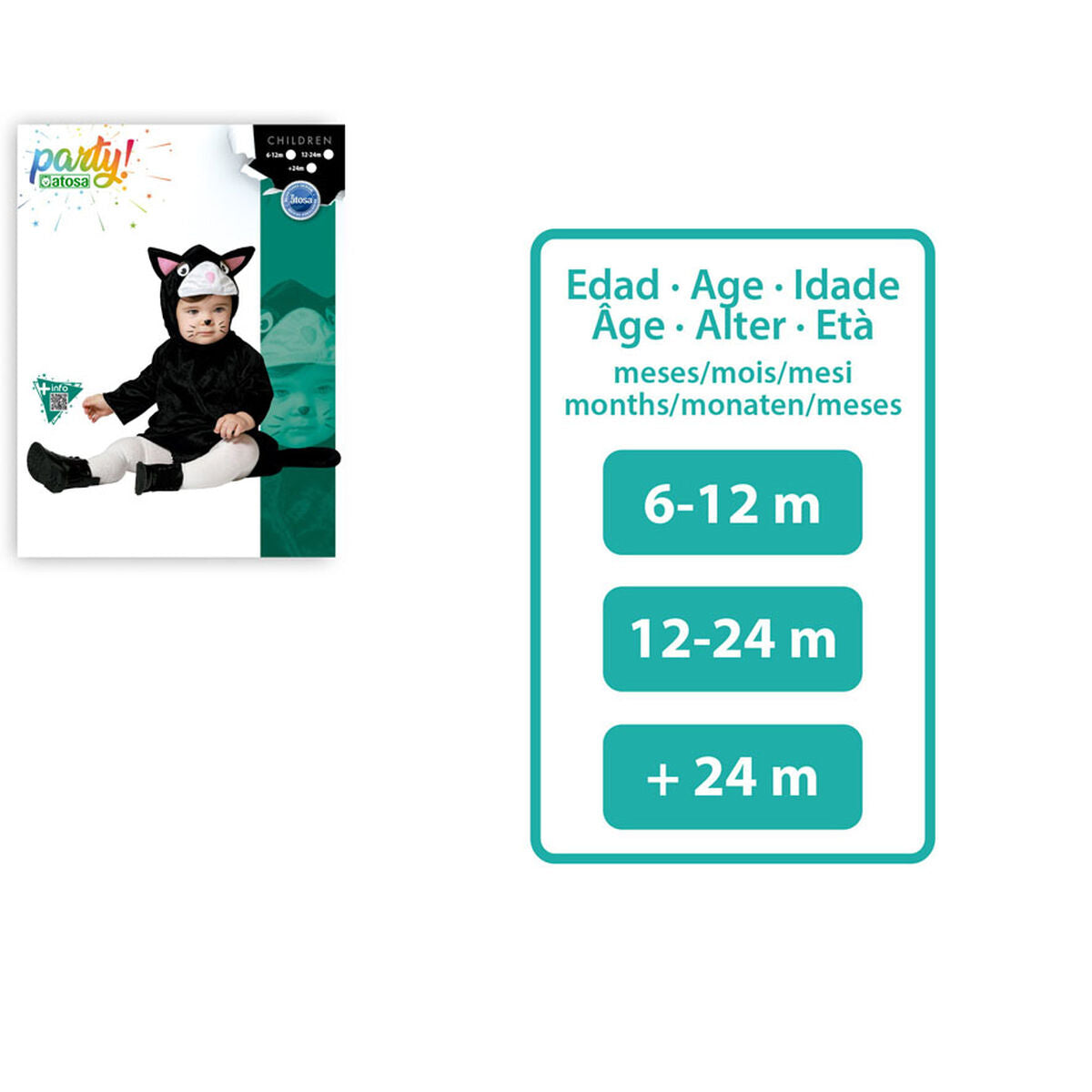 Déguisement pour Bébés Chat