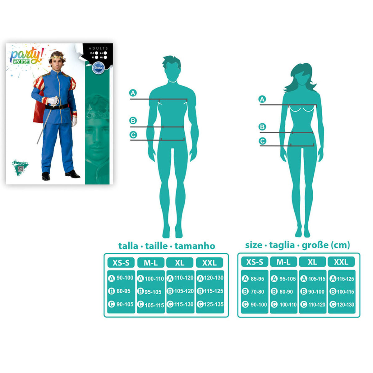 Déguisement pour Adultes Prince