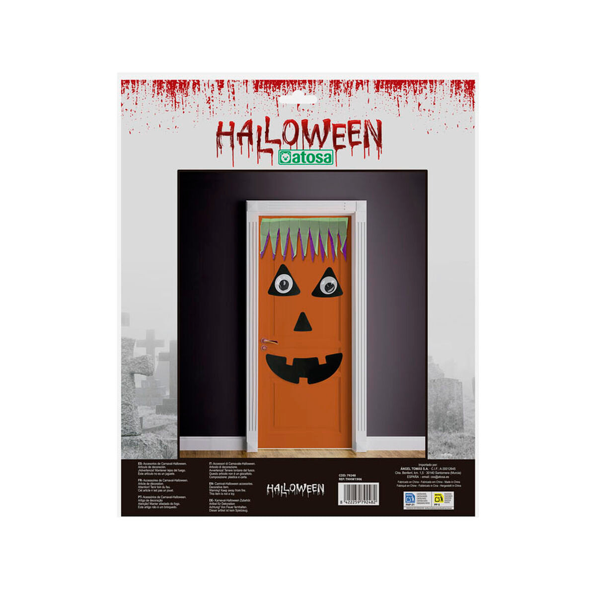 Décoration d'Halloween Citrouille 7 Pièces