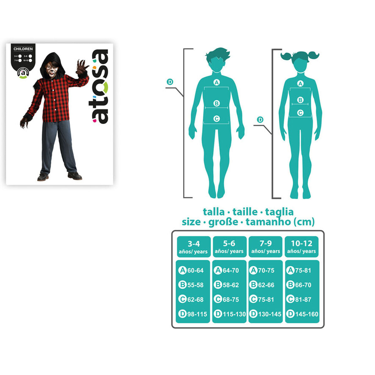 Déguisement pour Enfants Loup-garou Halloween