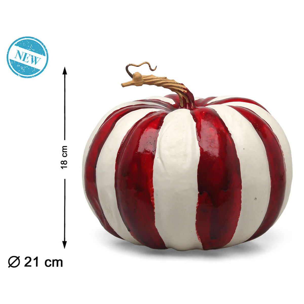 Décoration d'Halloween 21 x 21 x 18 cm Blanc Rouge