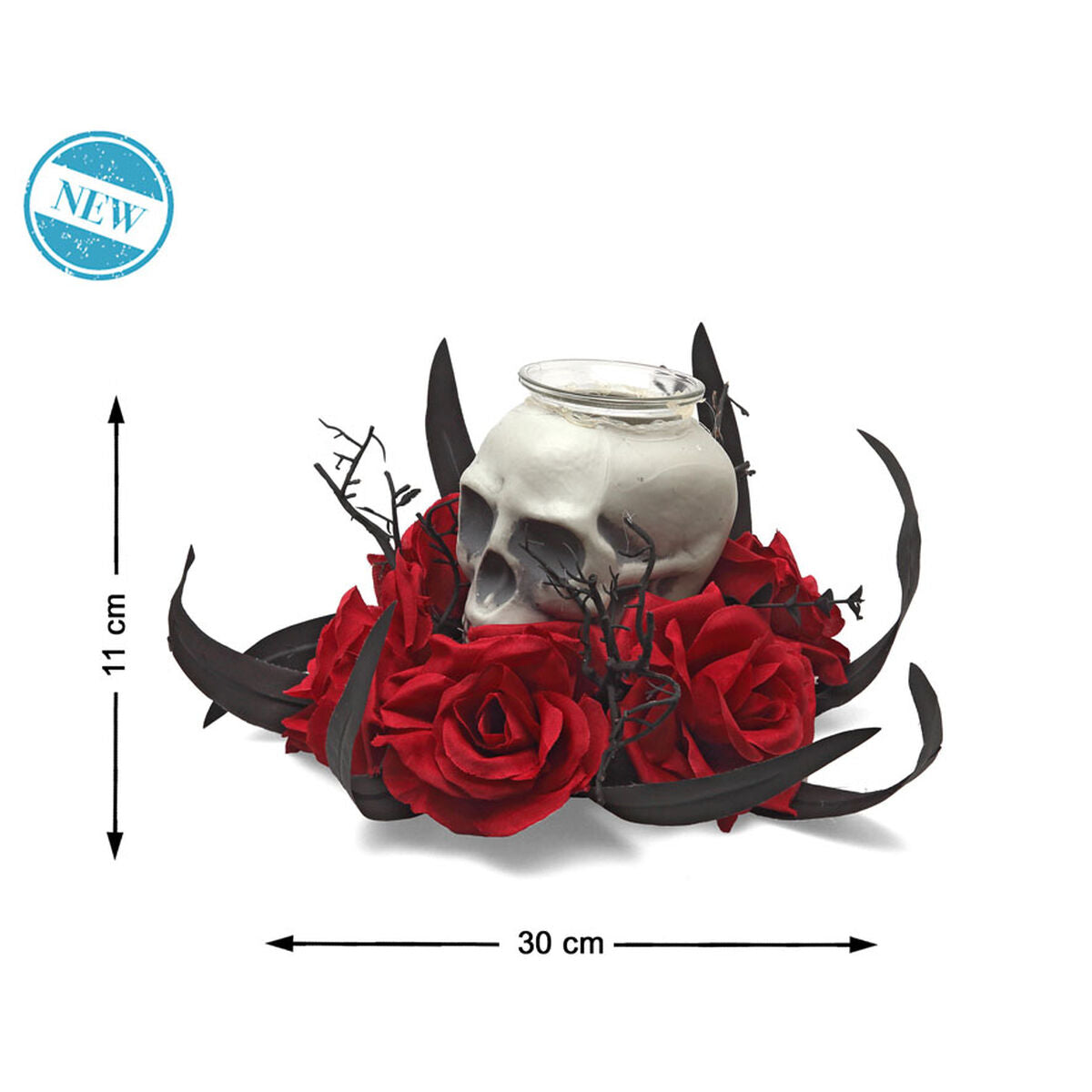 Décoration d'Halloween 30 x 30 x 11 cm