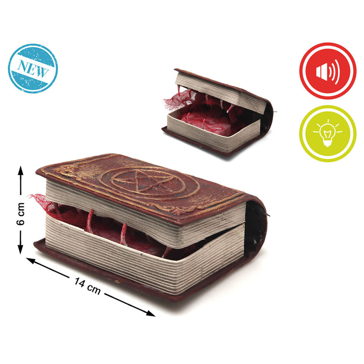 Décoration d'Halloween 14 x 12 x 6 cm