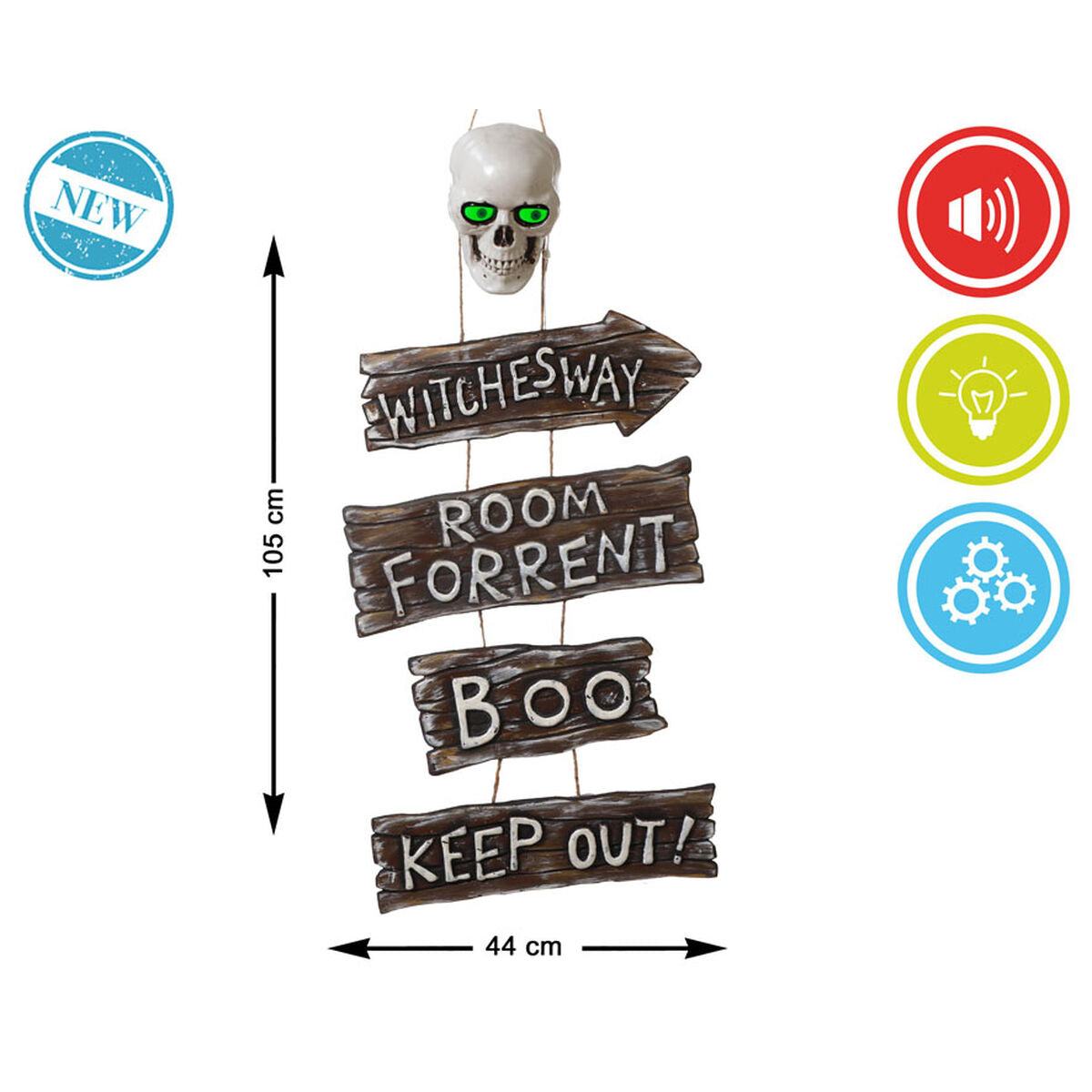 Décoration d'Halloween 105 x 44 cm