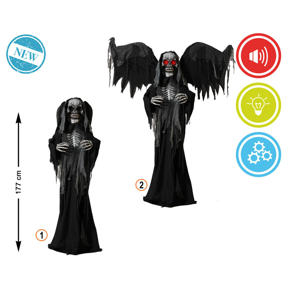 Décoration d'Halloween 177 x 120 x 18 cm