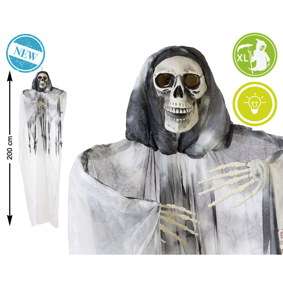 Décoration d'Halloween Monstre 200 cm