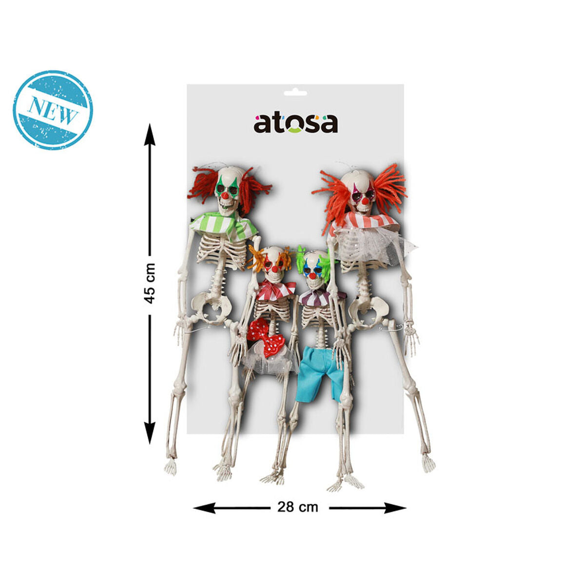 Décoration d'Halloween Squelette 45 x 28 cm