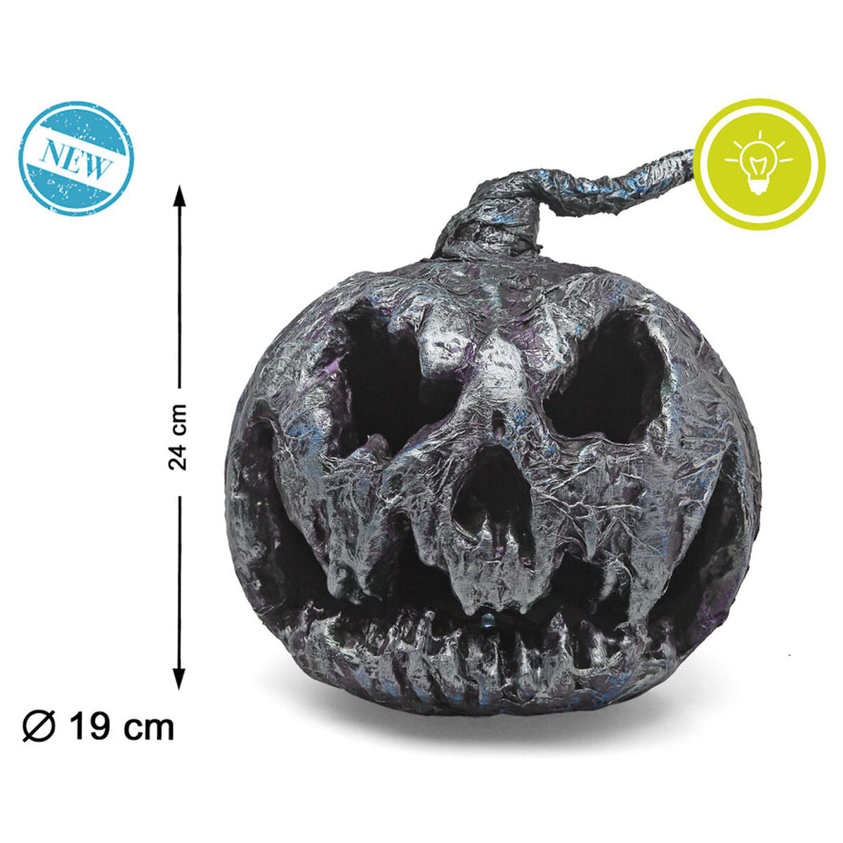 Décoration d'Halloween 24 x 19 cm Citrouille