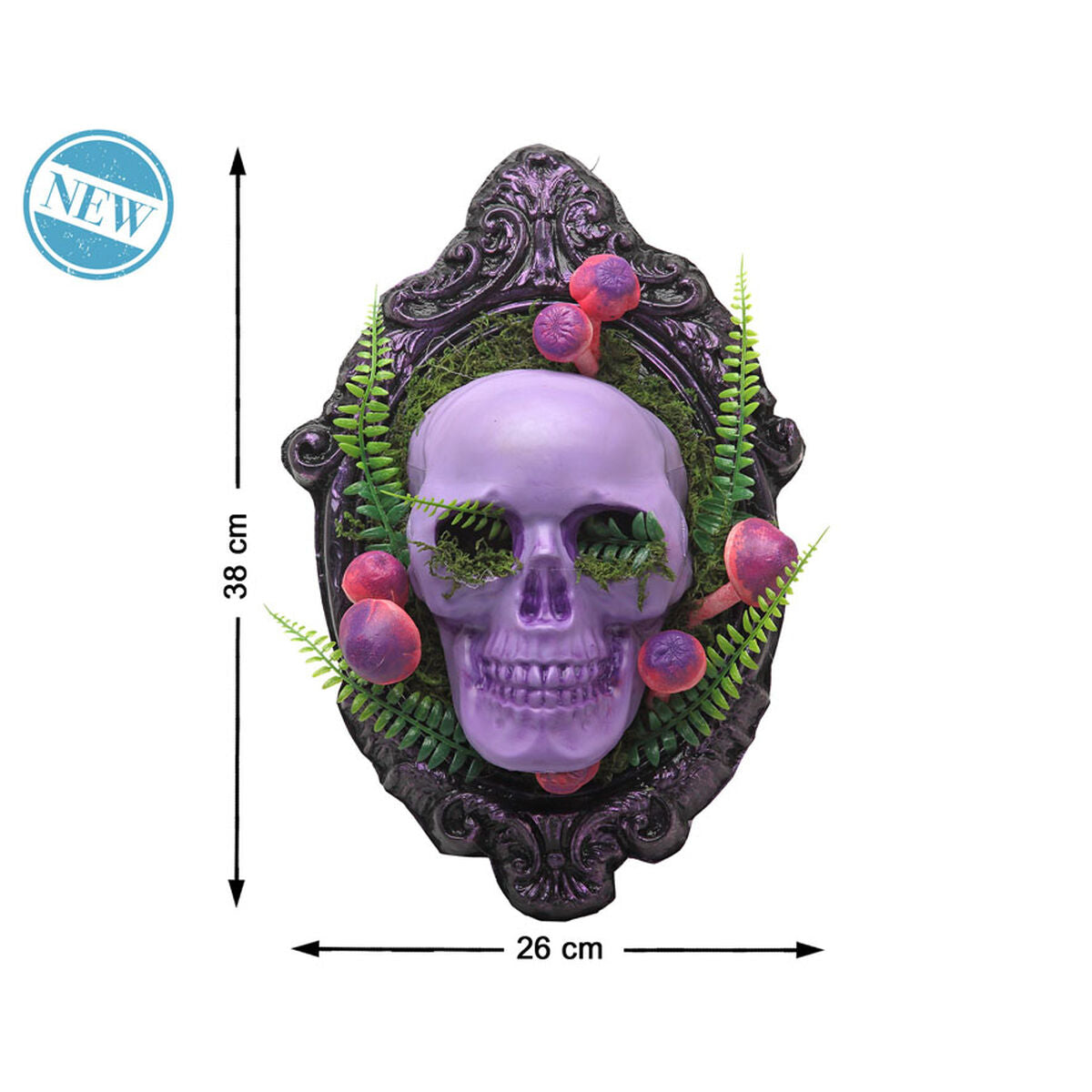 Décoration d'Halloween 38 x 26 x 10 cm Violet