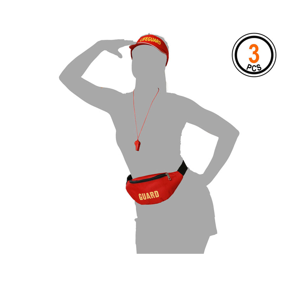 Déguisement pour Adultes Maître-nageur Plage