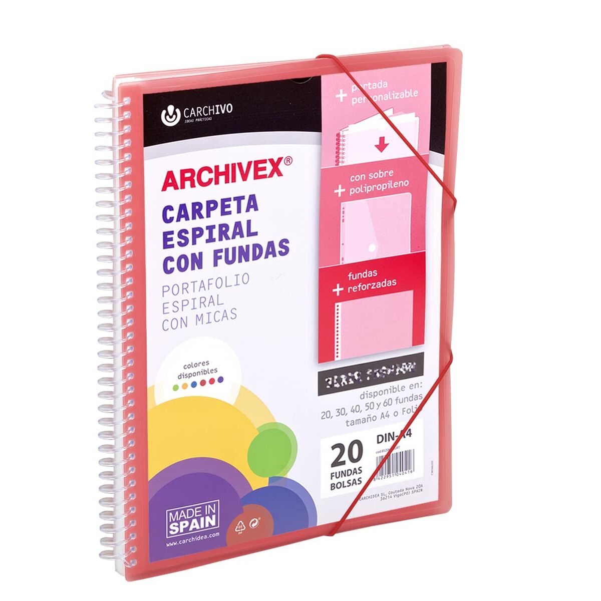 Dossier Carchivo Rouge A4