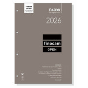 Recharge pour agenda Finocam OPEN R4098 A4 2026 21 x 29,7 cm