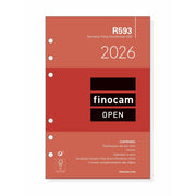 Recharge pour agenda Finocam OPEN R599 2026 11,7 x 18,1 cm