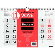 calendrier mural Finocam A4 Papier 2026 30 x 21 cm