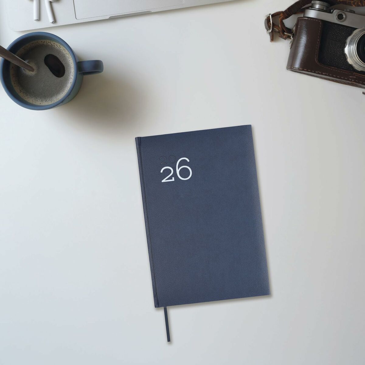 Agenda Finocam DYNAMIC MILANO Bleu A5 21 x 27 cm 2026