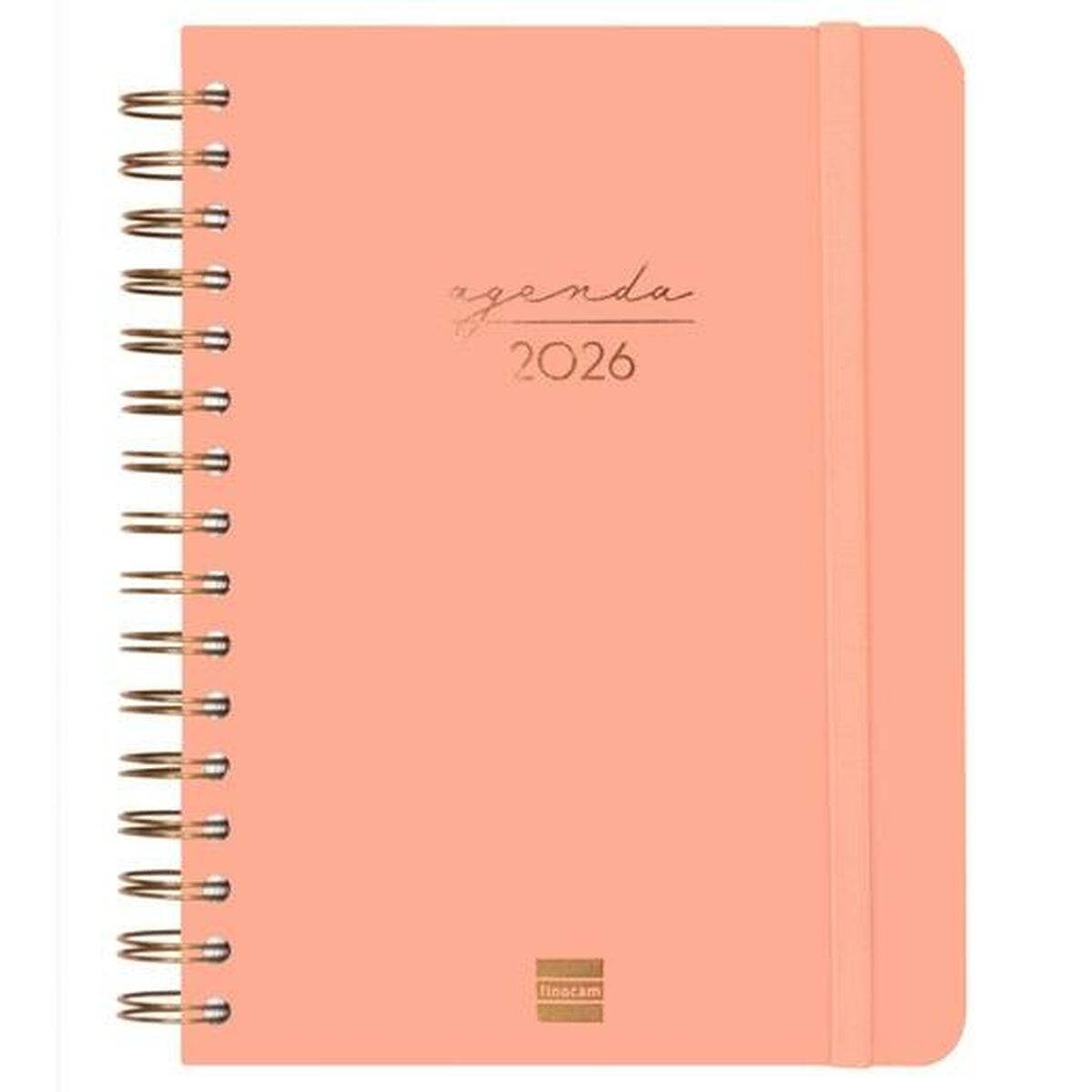 Agenda Finocam Alma Corail A5 15,5 x 21,2 cm 2026