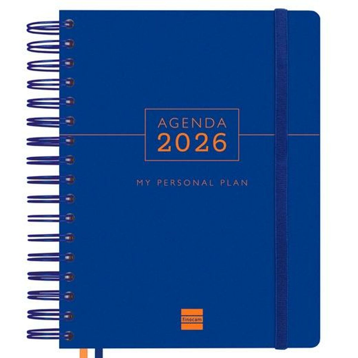 Agenda Finocam TEMPUS Bleu quarto 15,5 x 21,7 cm 2026