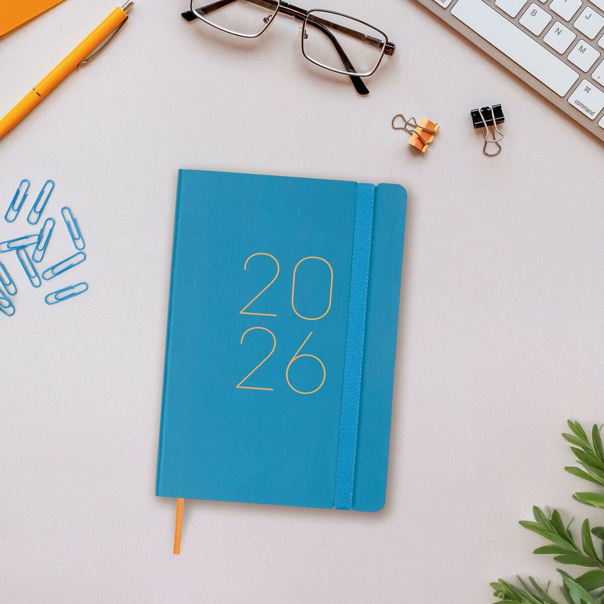 Agenda Finocam FLEXI Bleu 11,8 x 16,8 cm 2026