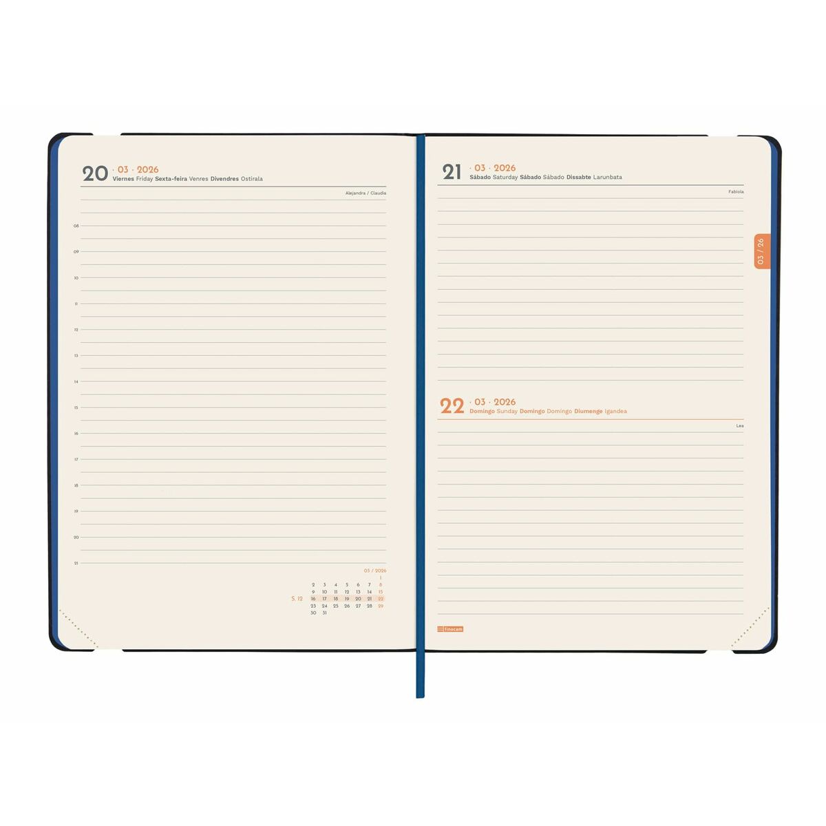Agenda Finocam FLEXI JOY Fiona A5 14,8 x 21 cm 2026