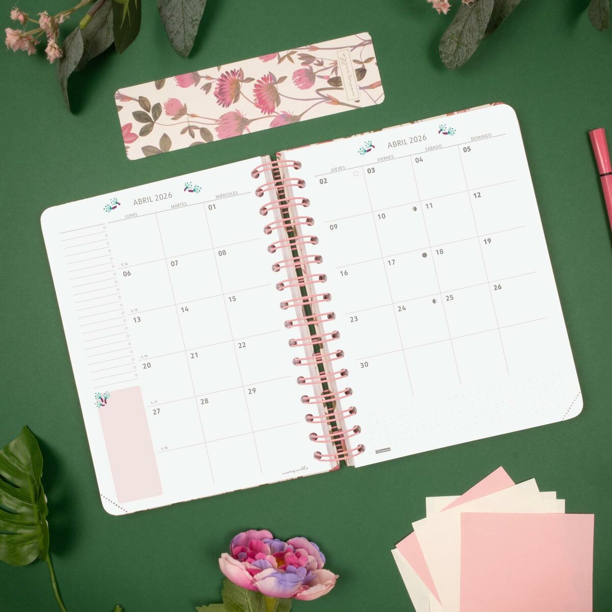 Agenda Finocam MONIQUILLA A5 15,5 x 21,2 cm 2026